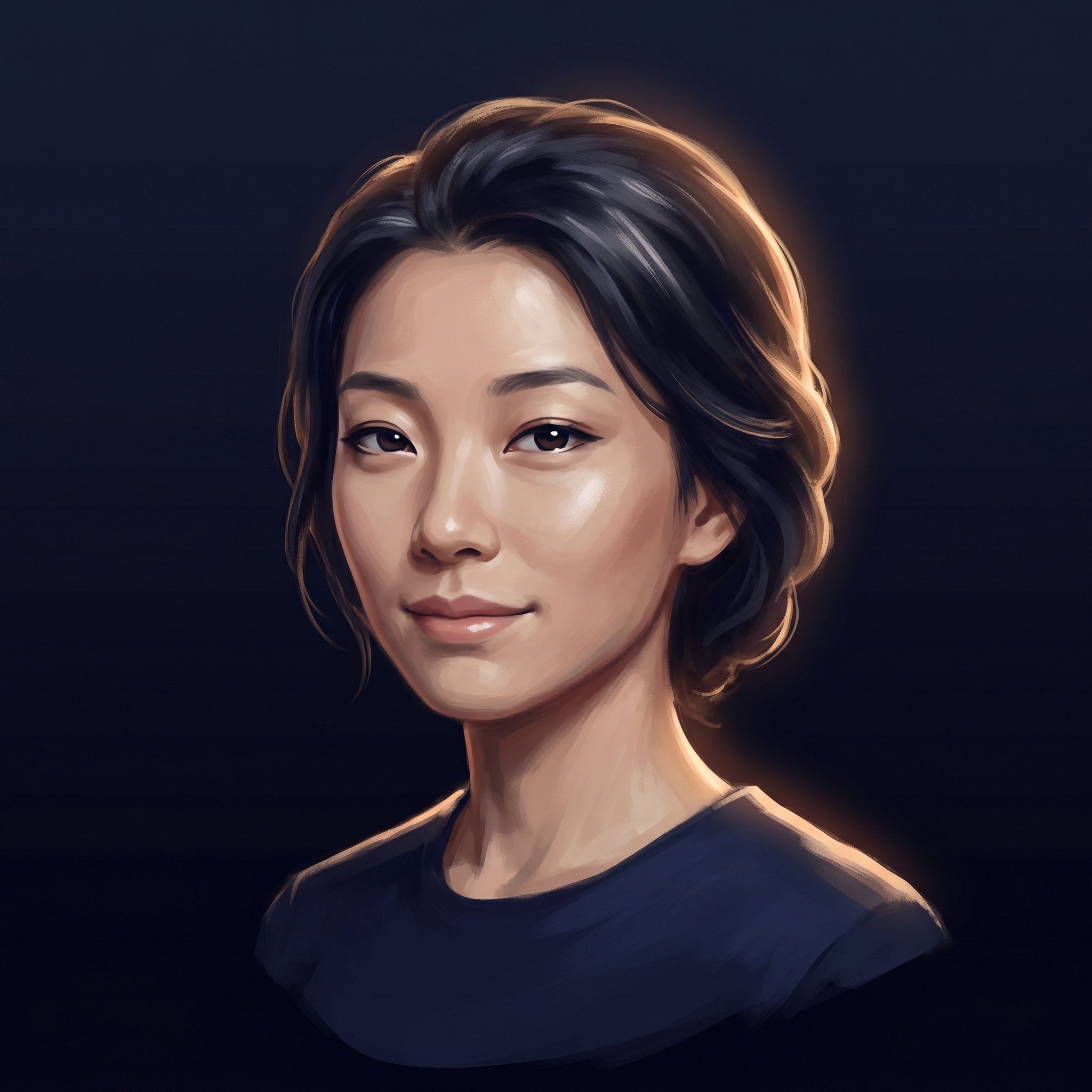 Yuna persona portrait